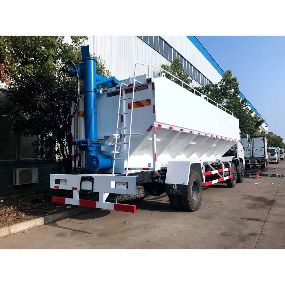 Dongfeng 15T  6X2 3000 Liters Bulk Feed Tank Truck chicken feed dilivery truck in low price