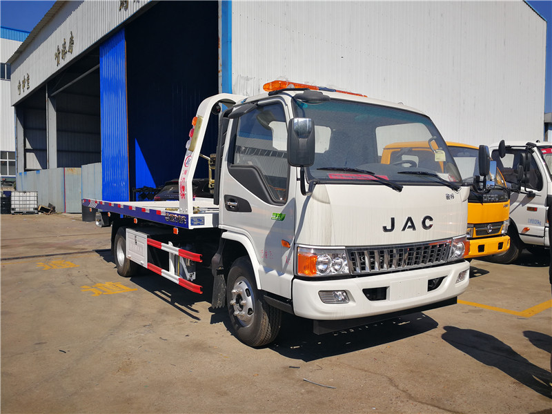 FOTON JMC ISUZU 4X2 4ton flatbed tow truck road wrecker car truck for sale