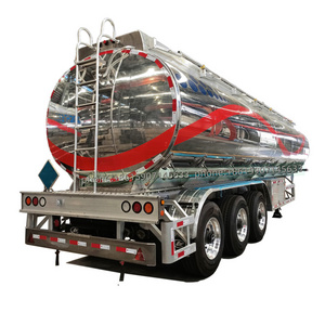 Manufacturer ISO Tri-axle tanker trailer / diesel gasoline crude oil aluminum fuel tank semi trailer / water tanker for tractor