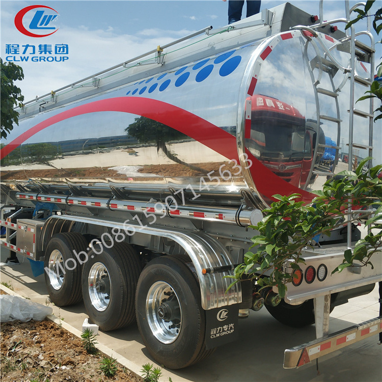 Truck aluminum fuel tanks 36000L fuel tanker truck capacity