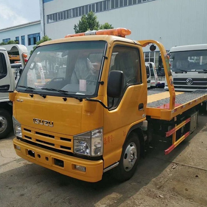 3ton 4 ton new japan ISUZU flatbed tow truck for sale