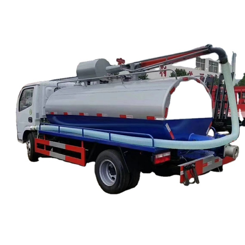 Vacuum pump fecal suction toilet truck septic tank truck for sale