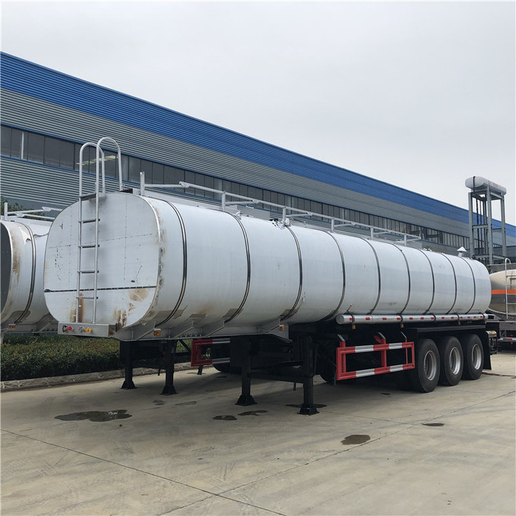 50000 liters heating bitumen road tanker 60 Metric tonne asphalt pitch tar tanker trailer with heater