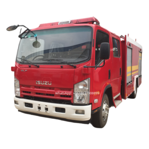 ISUZU mini model firetruck factory use new water fire truck 5cbm fire truck