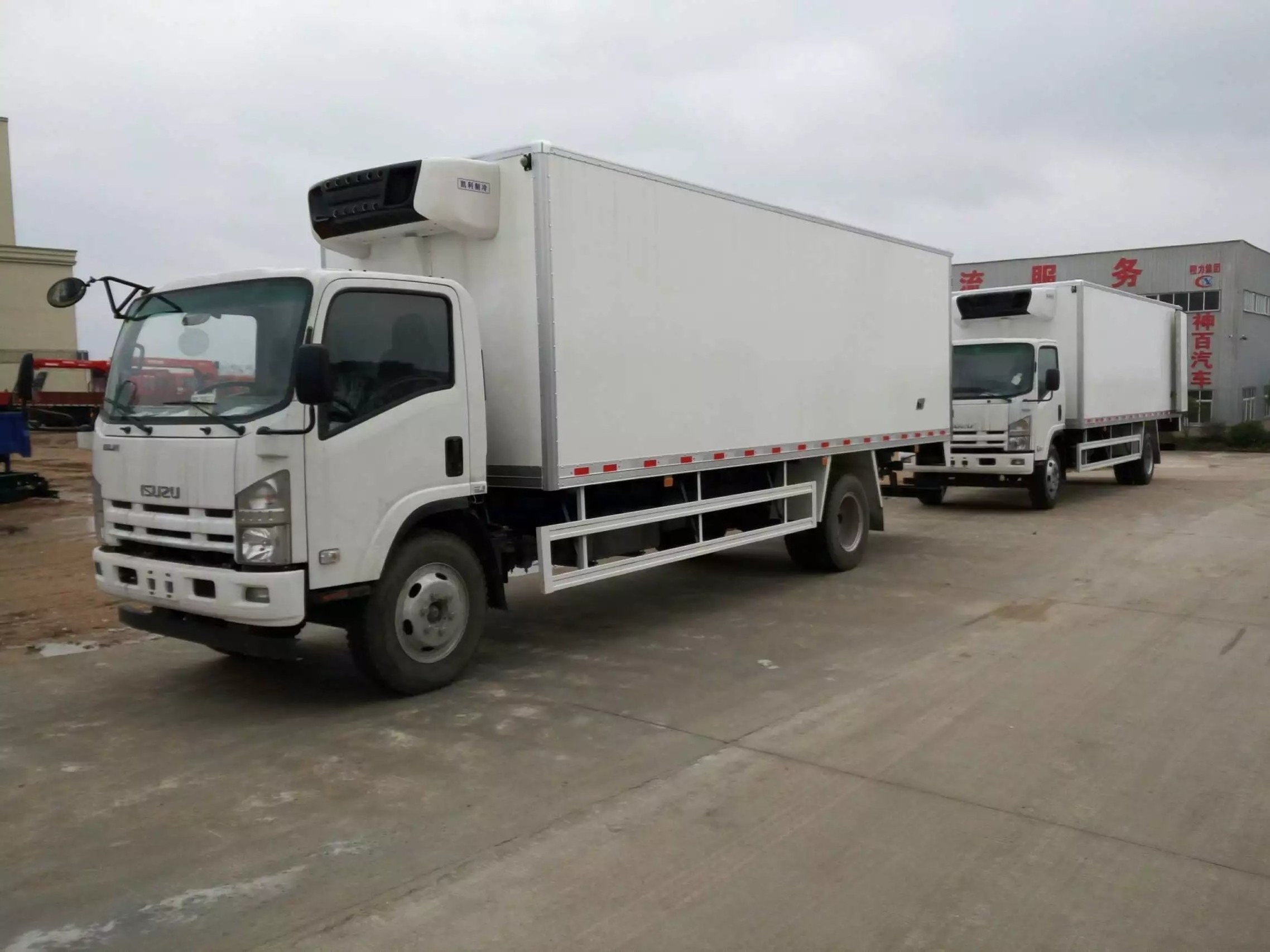 ISUZU  Food Meat Transportation Cooling Van truck