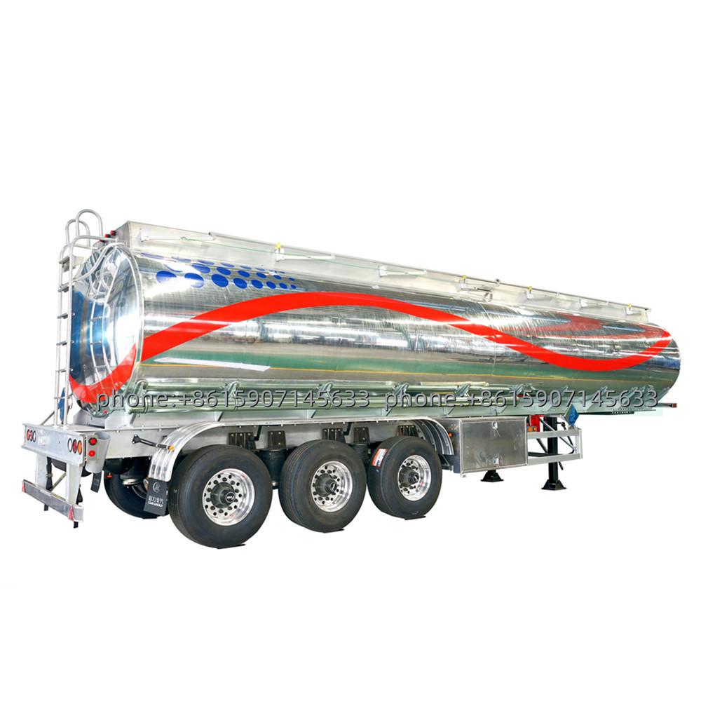 Truck aluminum fuel tanks 36000L fuel tanker truck capacity