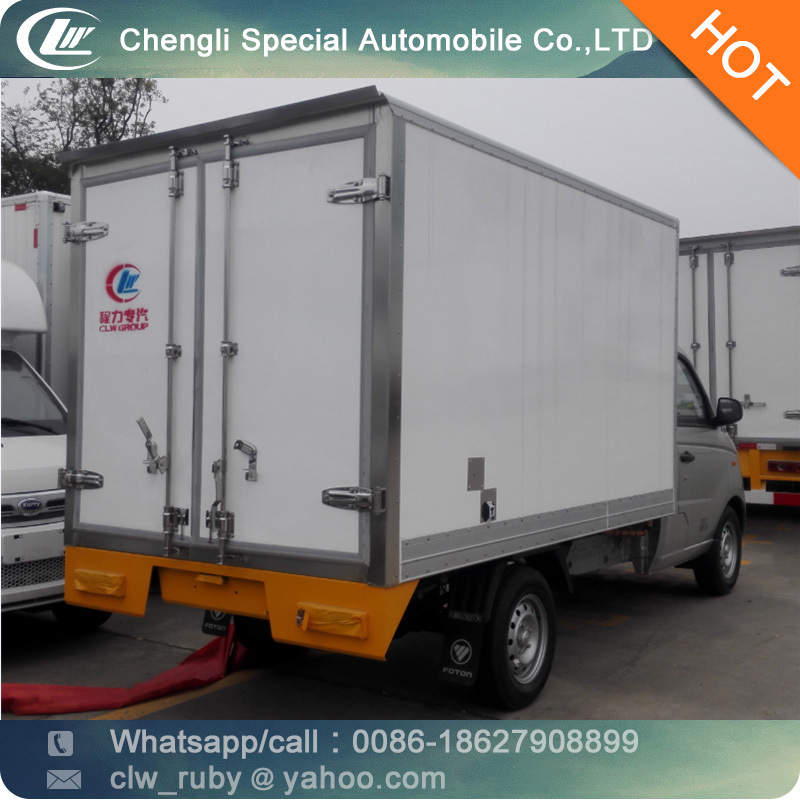 FOTON ICE Cream Chicken Fish Frozen Foods Delivery Truck Refrigeration Van Truck