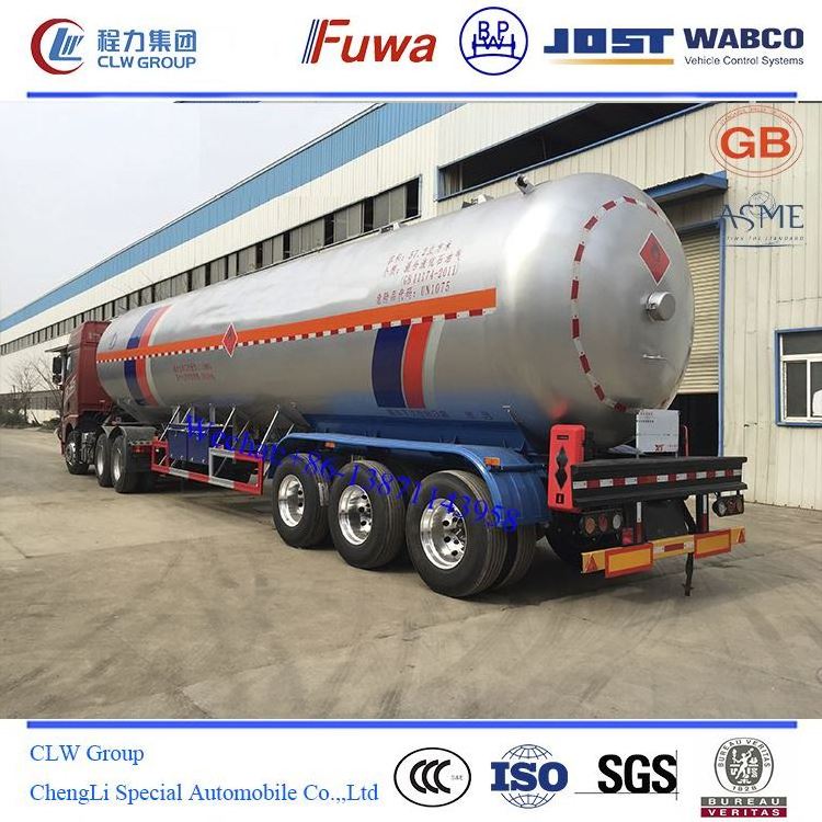 second hand used good condition lpg tank semi trailer for sale