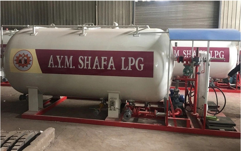 10 ton Lpg skid Filling station 20,000 liters LPG gas refilling Station