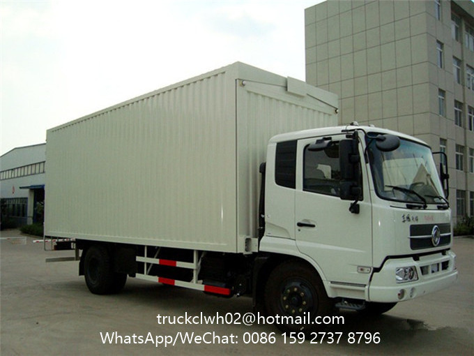 Hydraulic wing van body side open truck for sale