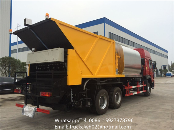 20m3 gravel and asphalt synchronous chip sealer truck