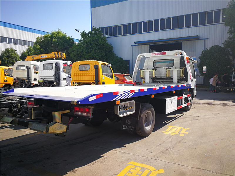 FOTON JMC ISUZU 4X2 4ton flatbed tow truck road wrecker car truck for sale