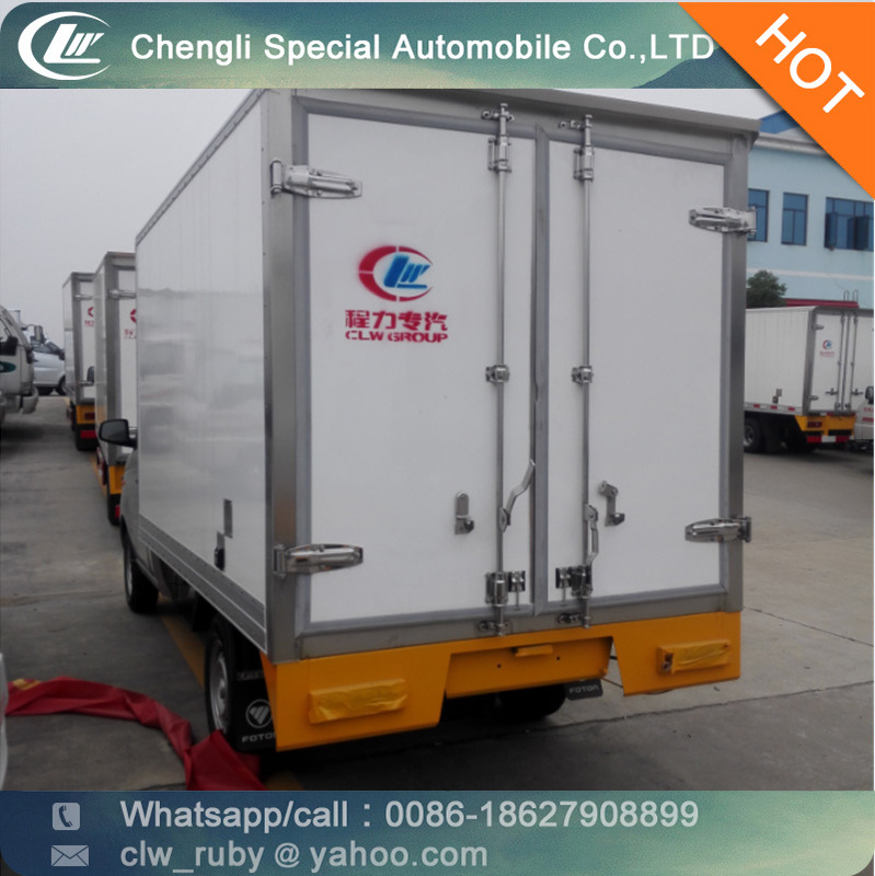 FOTON ICE Cream Chicken Fish Frozen Foods Delivery Truck Refrigeration Van Truck