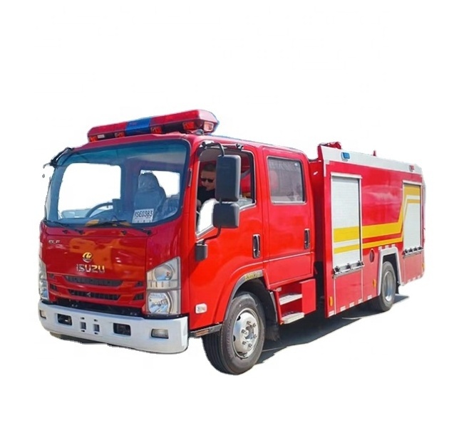 4x2 ISUZU 6000-8000 liter Fire fighting truck, Multi-Fuction firetruck vehicle water fire truck