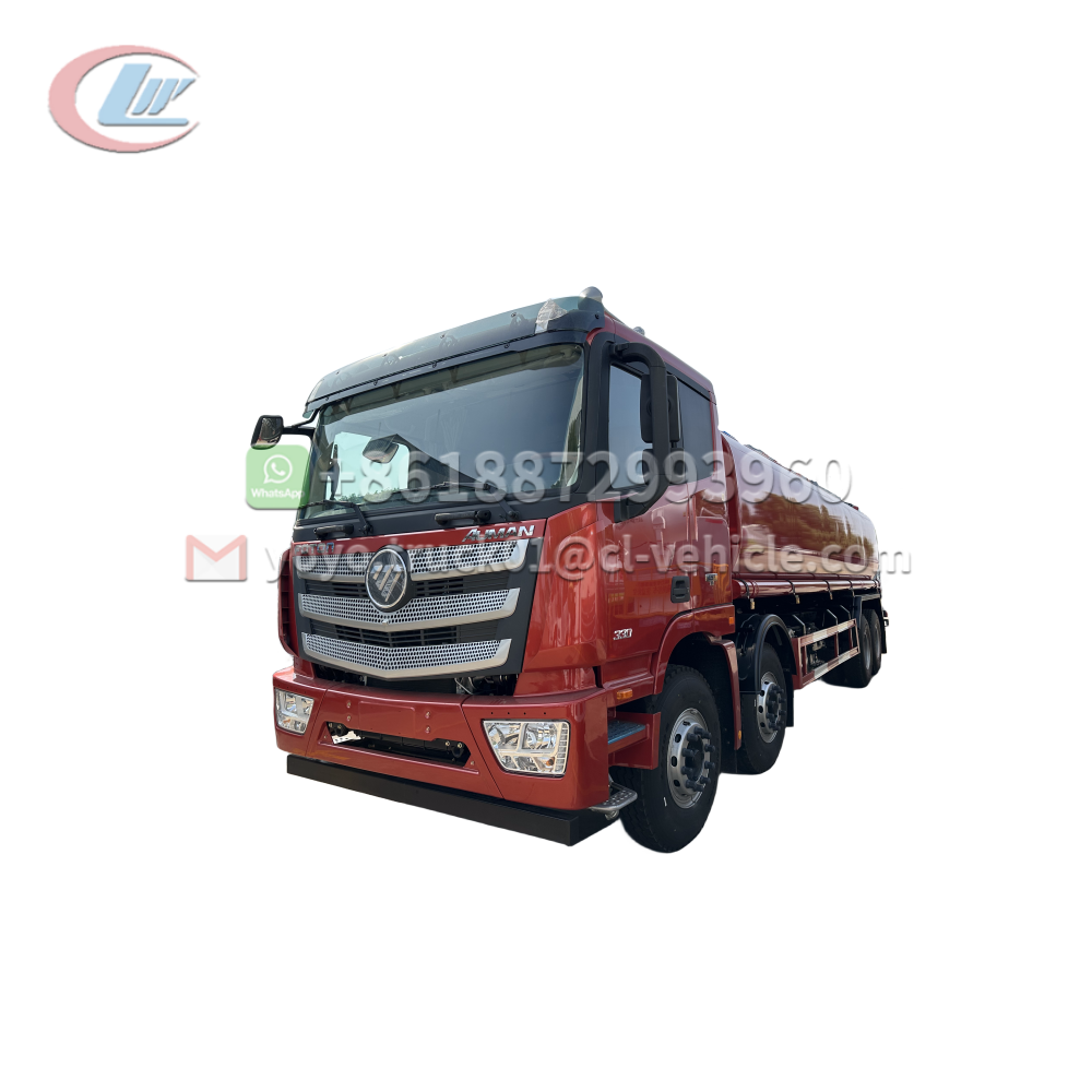 Factory Price  FOTON 4x2 6Wheel Tires Water Bowser 5000L Tanker Truck Water Sprinkling Tank Truck For Cleaning Road