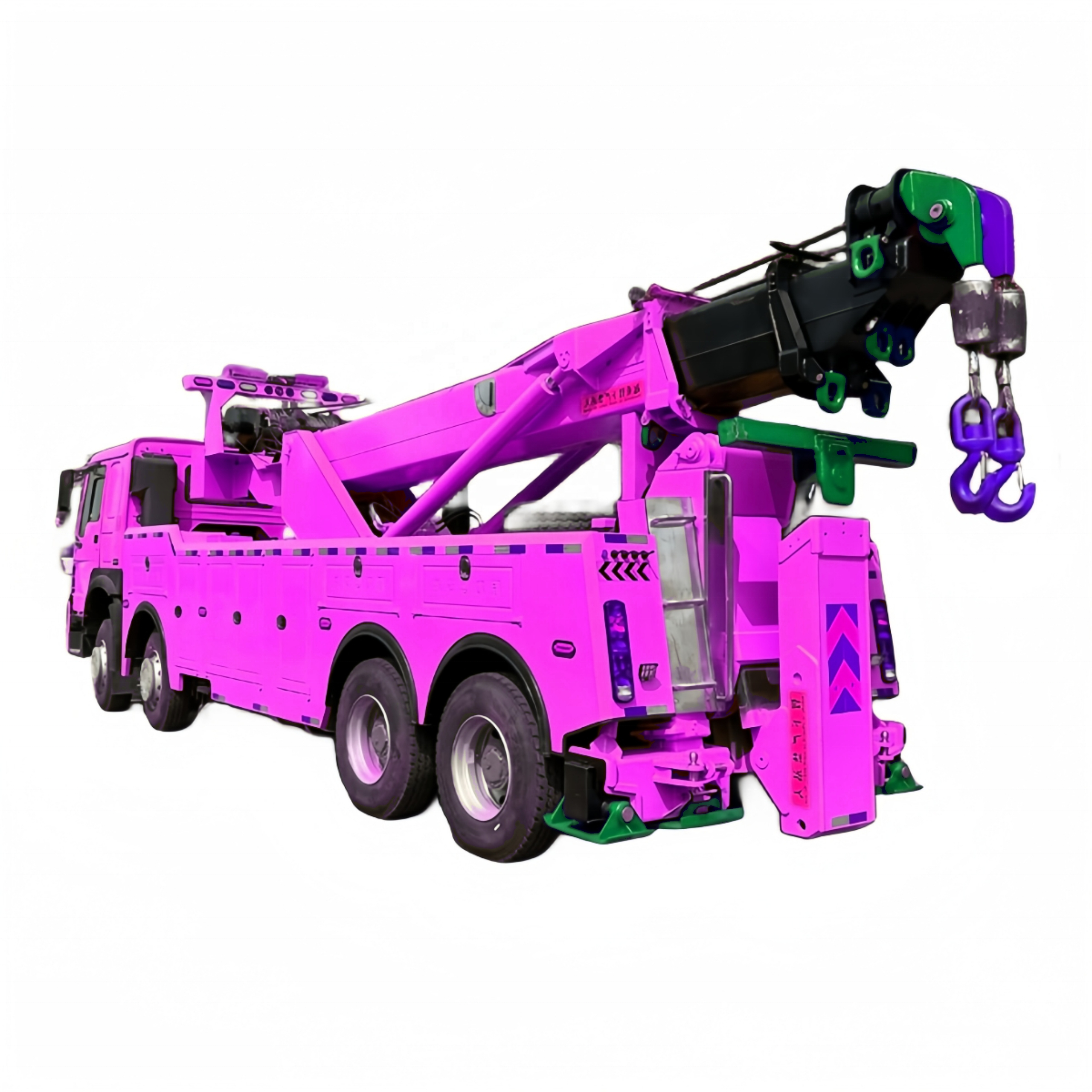 new design Customized Towing Vehicle 50 ton rotator wrecker recovery truck assembly body kit for sale in USA