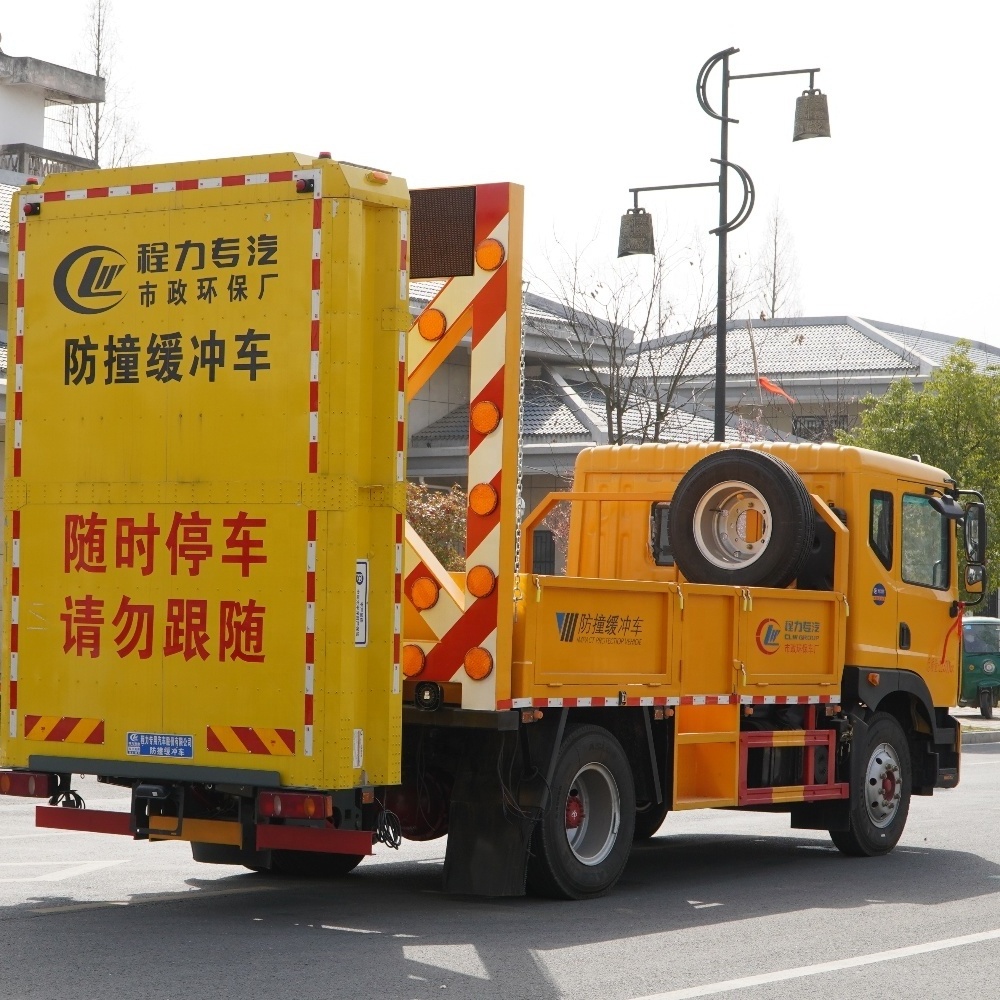 good quality JMC 6 Wheels Traffic Crash Proof Safety Buffer Truck 70K TMA for Safety protection during highway construction