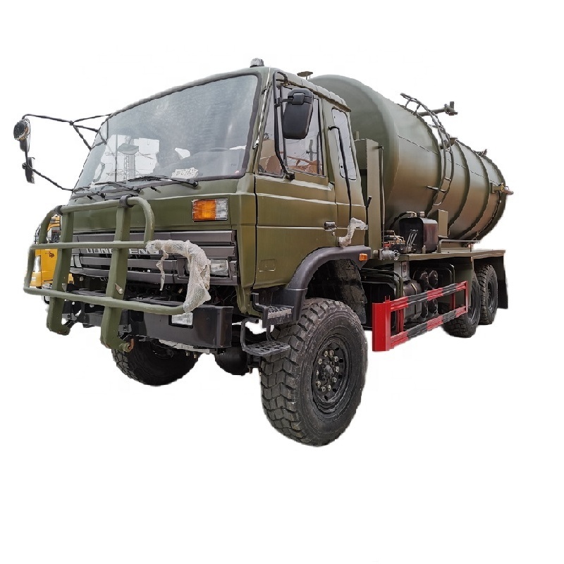 DONGFENG  offroad 6*6  Vacuum Sewage Suction Truck septic tank truck for sale