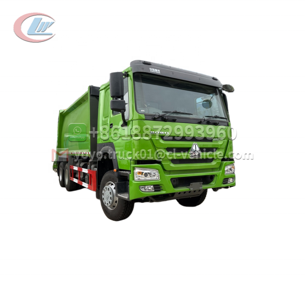 Hot sale good quality Sinotruck Howo 4x2  Compactor Garbage Truck 15ton  waste compactor garbage truck