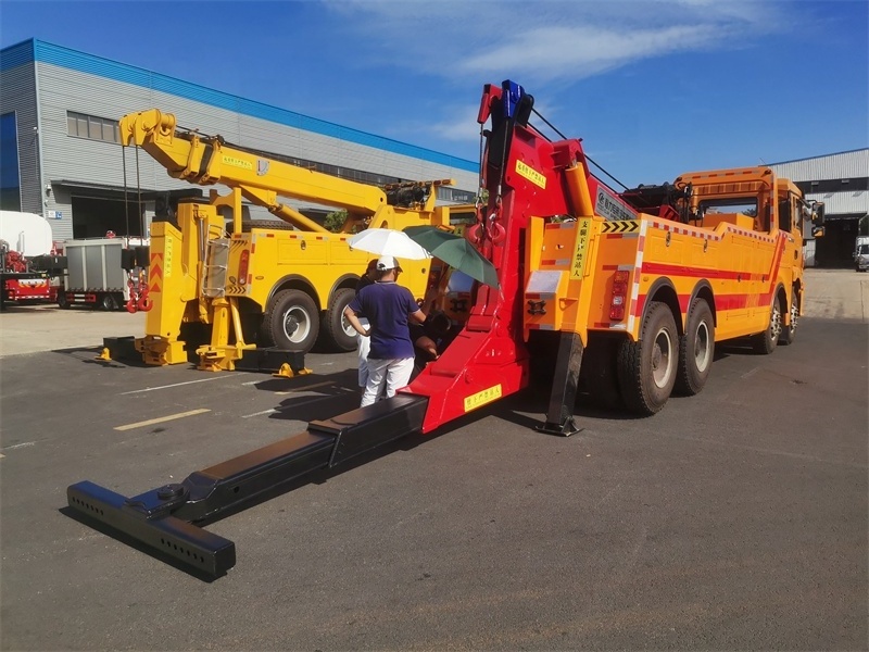 new design customized 16T 20T 25T 30T Integrated Tow Truck Body underlift boom specially designed for bus Recovery