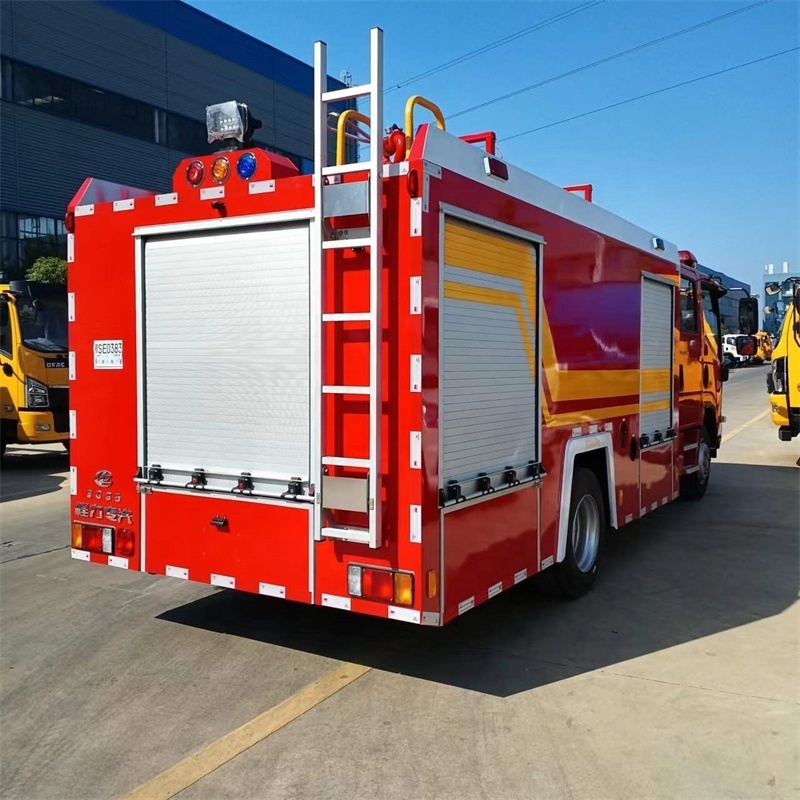 4x2 ISUZU 6000-8000 liter Fire fighting truck, Multi-Fuction firetruck vehicle water fire truck