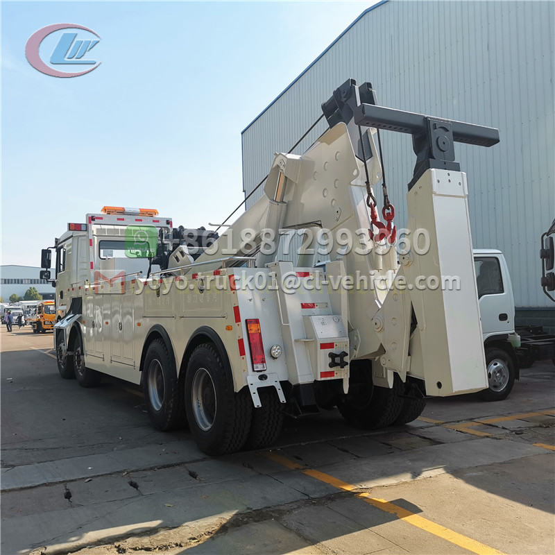 Famous Brand SHACMAN 8x4 Euro 2 outlet qualitative standard 20ton 30ton Rotator Wrecker Tow Truck for sale