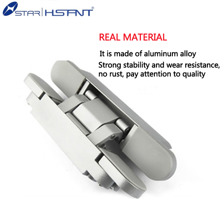 Gorgeous Heavy Duty Wood Hidden Cross Hardware Invisible Gate Hinge 3d Adjustable Concealed Door Hinge