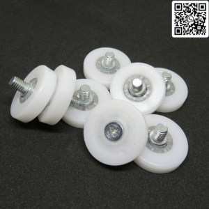 Rubber Pulley Wheel With Bearing/ Rubber Ball Bearing Drawer Roller Rubber Sliding Folding Door Roller