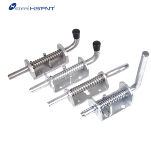 Oem Style Spring Loaded Trailer Zinc Plated Locked Bolt Gate Latch Heavy Spring Finger Pull Latch Slam Bolt Spring Loaded Latch