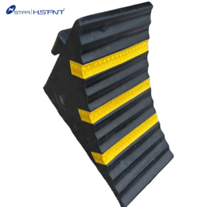 Durable Parking Wheel Chocks Safety Rubber Wheel Chock Rubber Wheel Chock For Car Vehicle