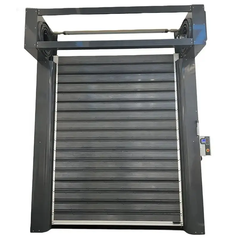 Manufacturer Wholesale Roll Up Security Sensor Doors Fire Proof Steel Roll Up Doors Rolling Villa Door