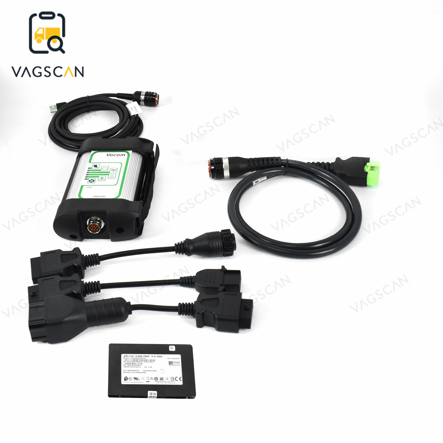 Heavy truck for Volvo vocom 88890300 Volvo Vocom interface diagnostic programmingV2.8.150 truck diagnostic CF54 laptop toughbook