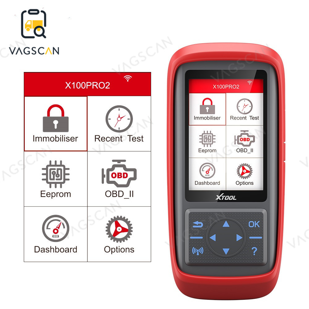 Programmer Scanner OBD2 X TOOL X100 Pro2 Auto Key Programmer KO SBB PRO2 IPROG CK100 ZED BULL T300