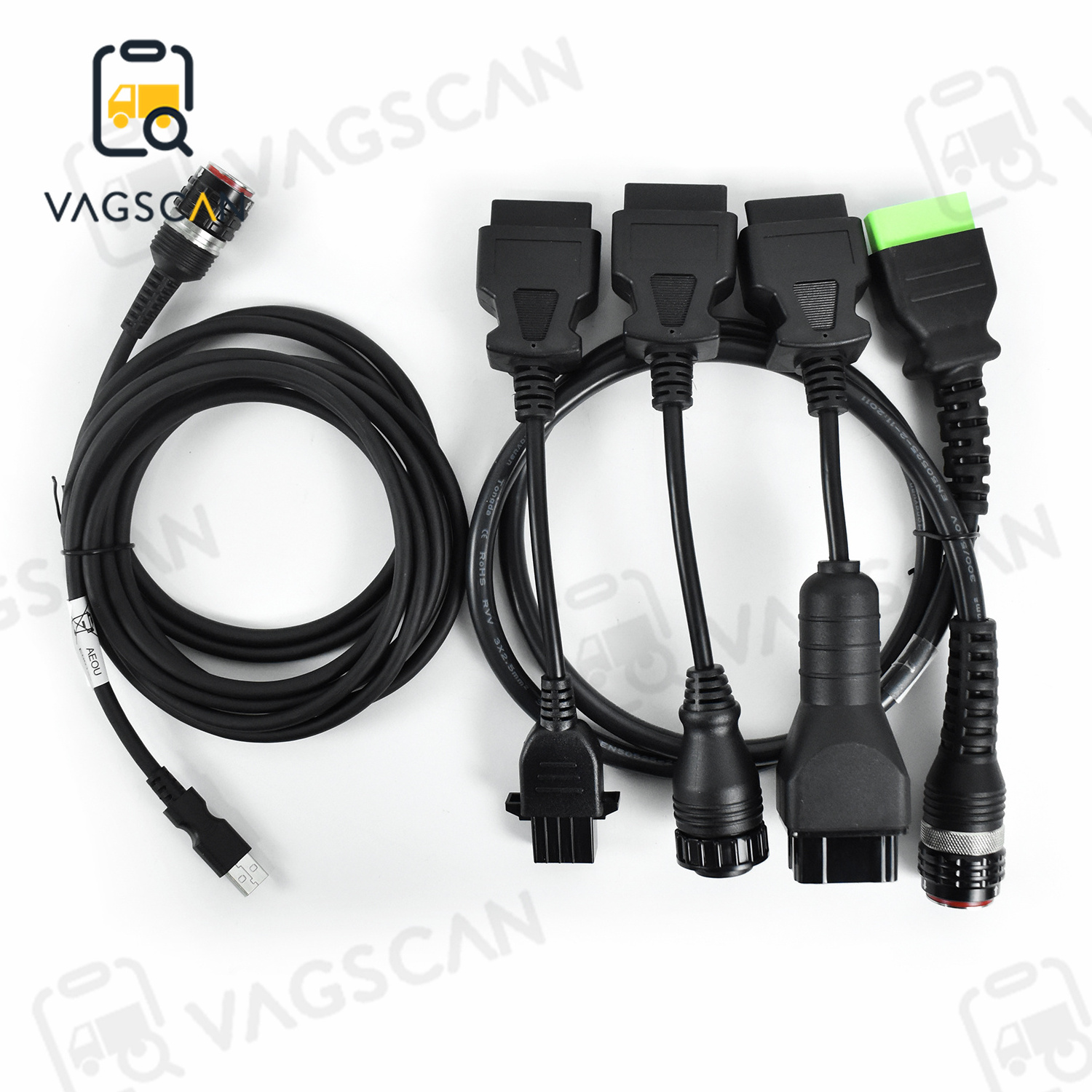 Vodia5 6pin and 8pin cable for VOLVO VOCOM2 penta vodia+FZ G1 laptop industrial marine engines diagnostic tool