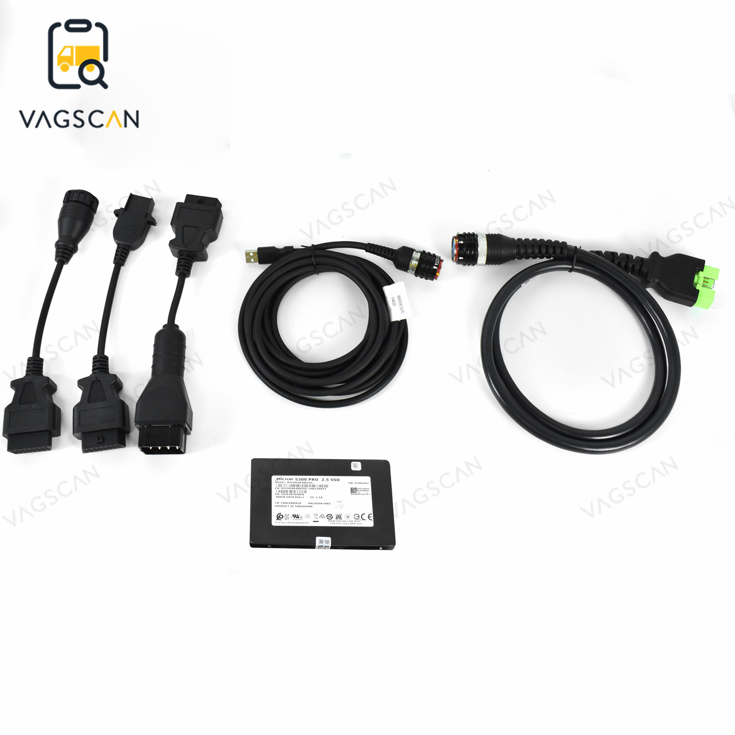 Heavy truck for Volvo vocom 88890300 Volvo Vocom interface diagnostic programmingV2.8.150 truck diagnostic CF54 laptop toughbook