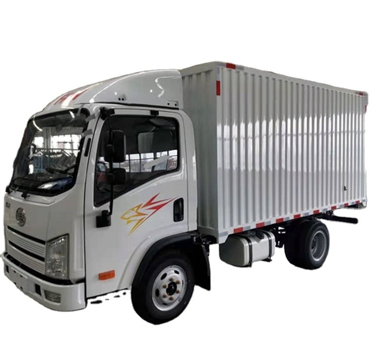 China Brand New Faw J5K 4x2 Cargo Truck for Sale VAN TRUCK