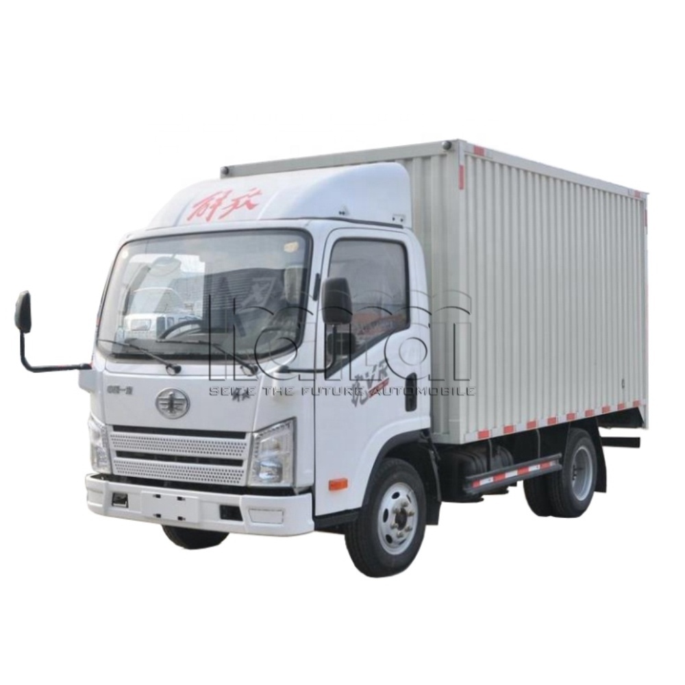 China Brand New Faw J5K 4x2 Cargo Truck for Sale VAN TRUCK