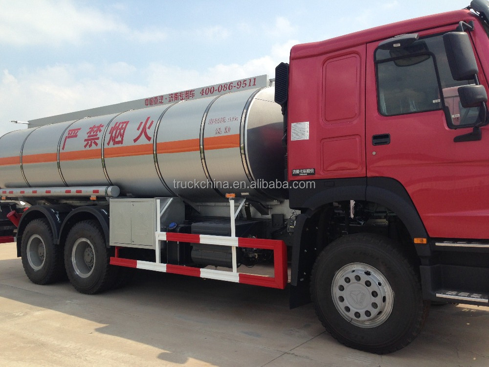 Sinotruk HOWO 6x4 16000 Liters Oil Tanker Fuel Tank Truck Capacity