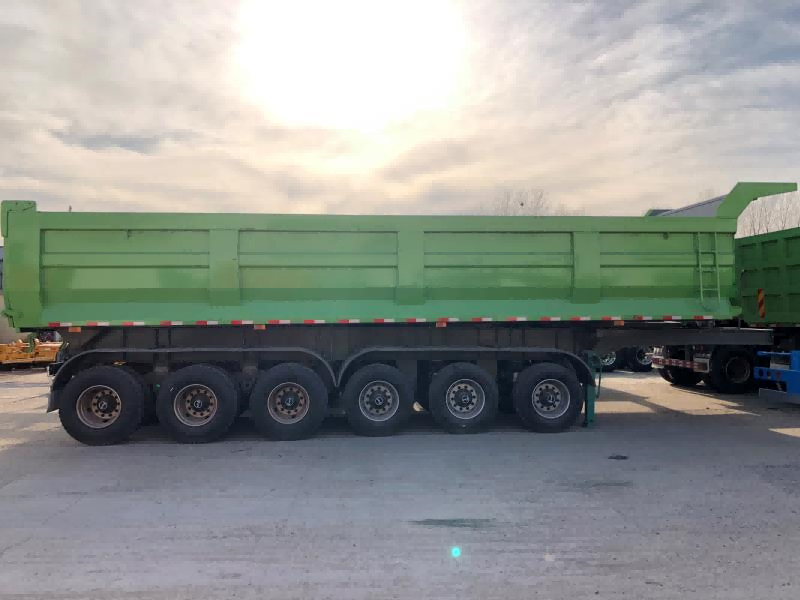 6 Axles Tipper Tipping Trailer Dump Box Semi Trailer