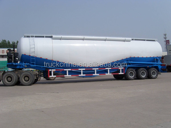 Bulk Cement Powder Tanker Transport Truck Semi Trailer for Sale