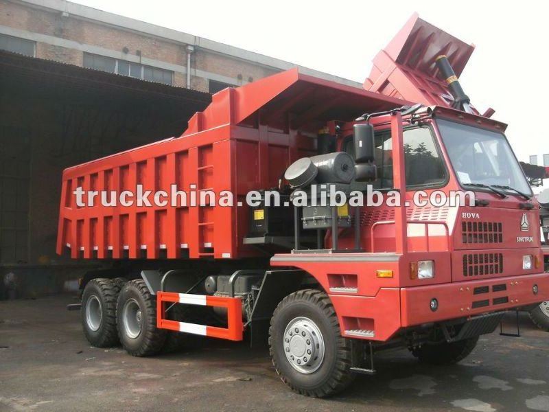 SINOTRUK HOVA 60 ton 336hp mining use heavy duty dump truck