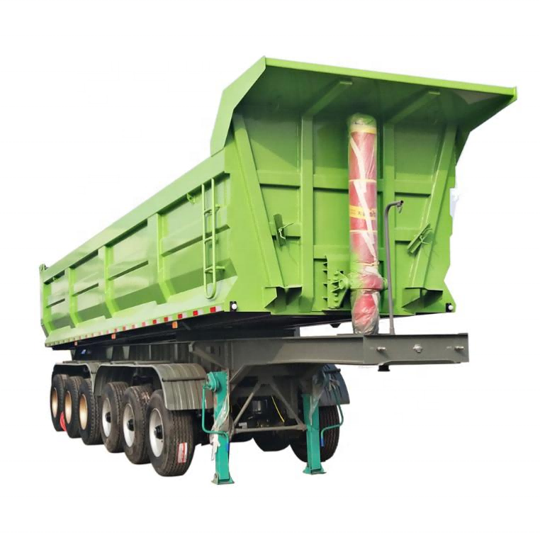 6 Axles Tipper Tipping Trailer Dump Box Semi Trailer