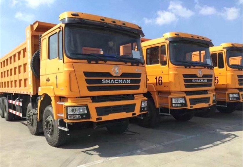 HIGH QUALITY MINING MACHINE SHACMAN HEAVY DUTY TRUCK 8X4 12 WHEELS 50 TONS 30CUBS F3000 TRUCK 400HP SHACMAN DUMP TRUCK