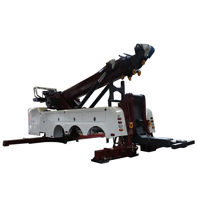 Fantastic 50 tons Wrecker Tow Truck body with aluminum alloy toolbox for sales