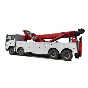 High performance SHACMAN 12 Wheels 50 tons rotator tow trucks wreckers for rescuing job