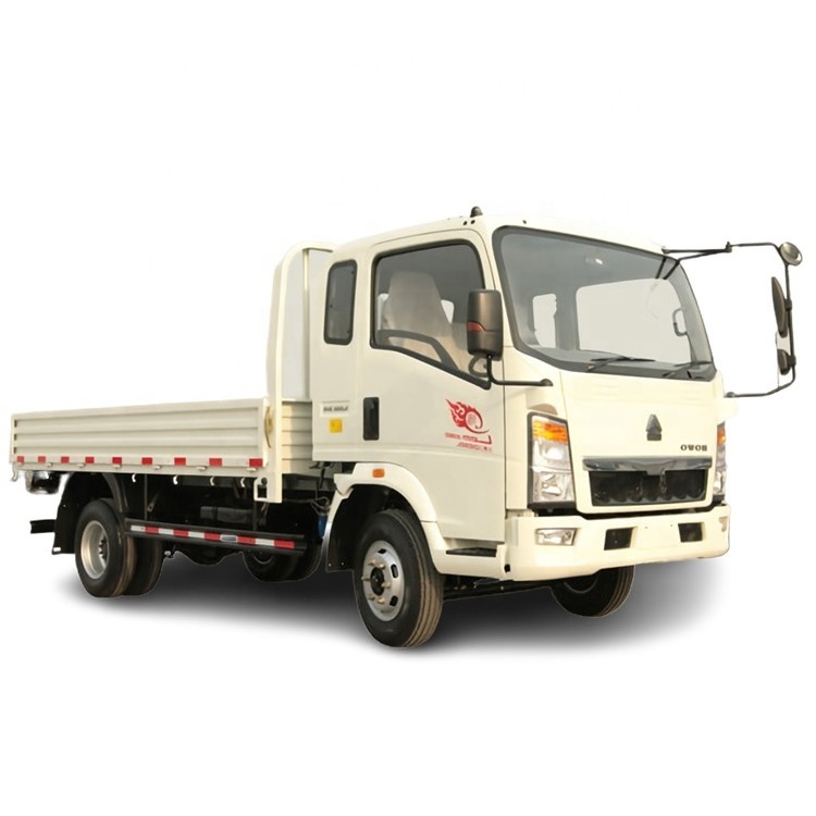 Aluminium steel van cargo truck 1Suzu HOWO brand light duty cheap price for Sale from China manufacturer