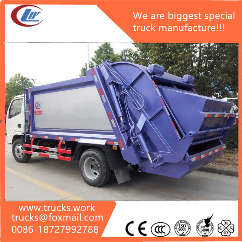 new 5cbm compactor rubish mini small garbage transfer truck for sale