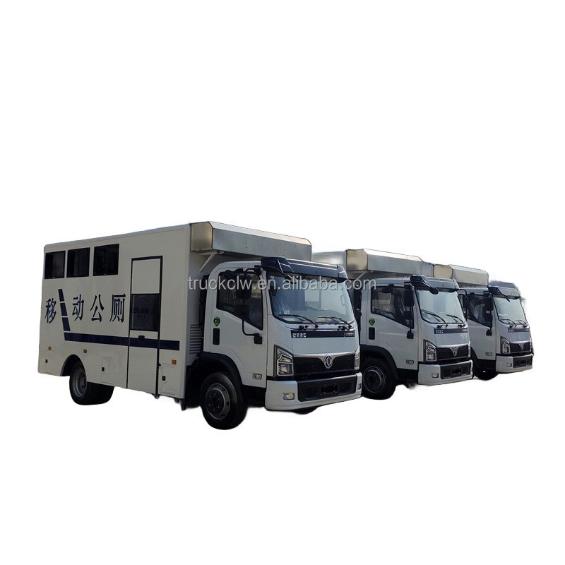 Customized Movable Toilet Truck  4X2  Portable Restroom For Sale