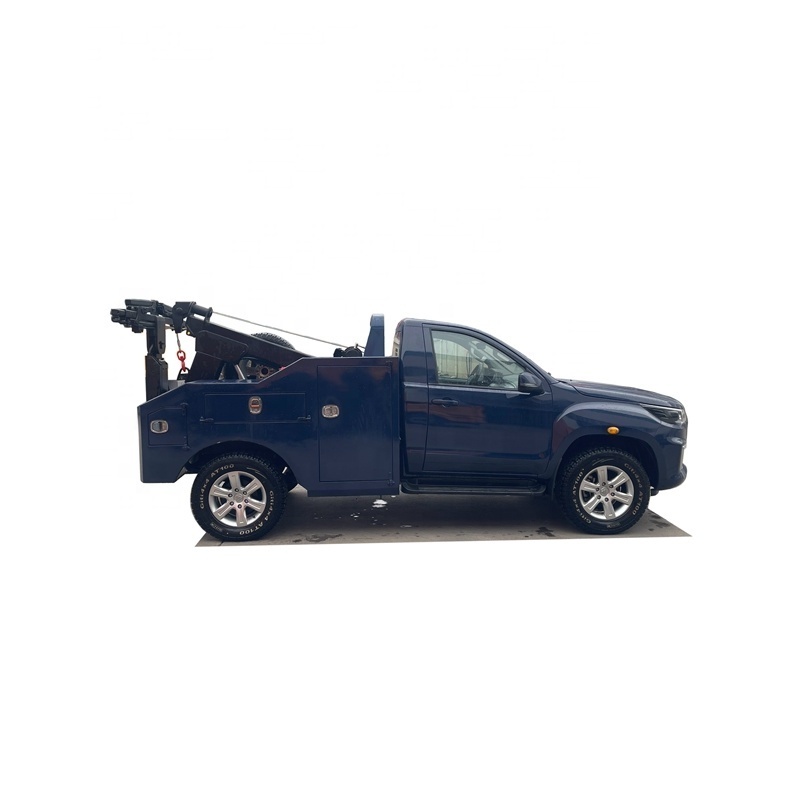 High performance Pickup wrecker, pickup towing truck with 3tons lifting boom for sales