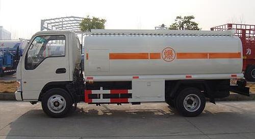 JAC 4*2 used 5000Liters  fuel tanker for sale